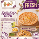 potato cheese paratha