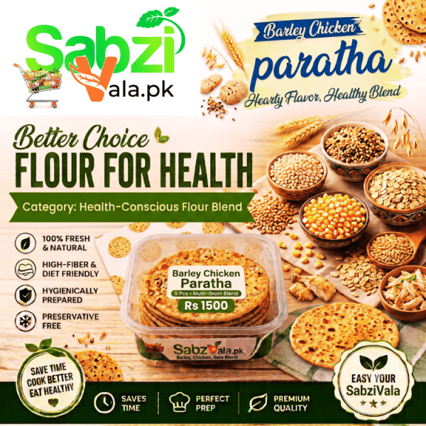 barley chicken paratha